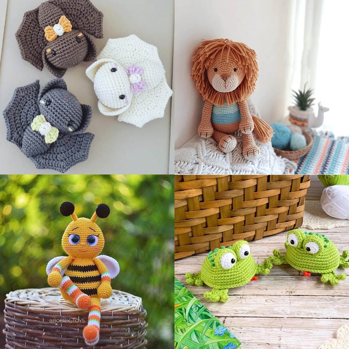 35+ Adorable Crochet Animal Patterns - Adventures of a DIY Mom