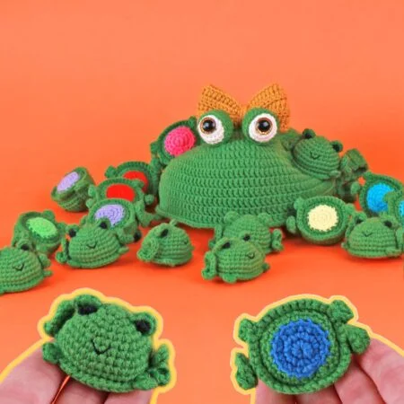 Amigurumi Harry Crochet pattern – Green Frog